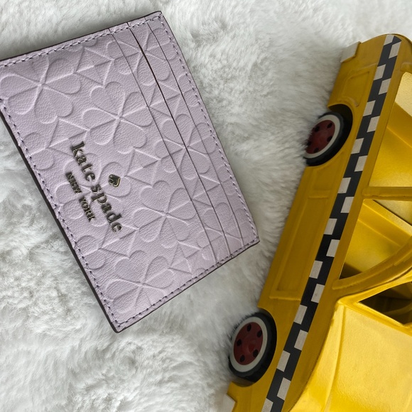Kate Spade Cameron Slim Card Holder Lilac Wallet - Picture 2 of 4
